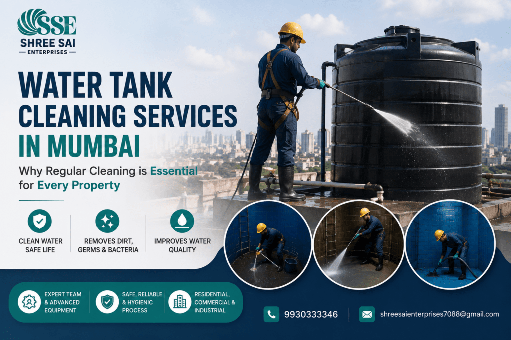 Water Tank Cleaning Services in Mumbai – Why Regular Cleaning is Essential for Every Property