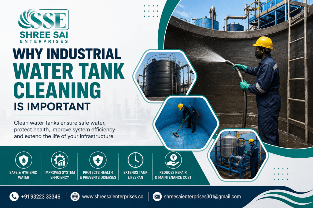 Why Industrial Water Tank Cleaning Is Essential for Safety, Compliance, and Efficiency
