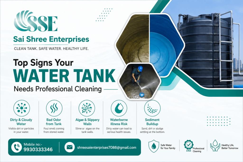 Top Signs Your Water Tank Needs Professional Cleaning