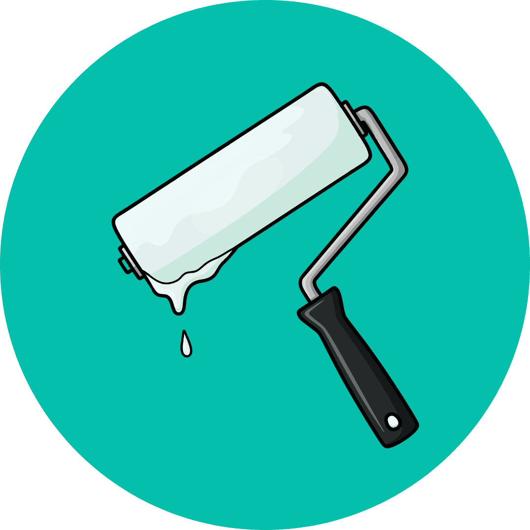 Painting design icon